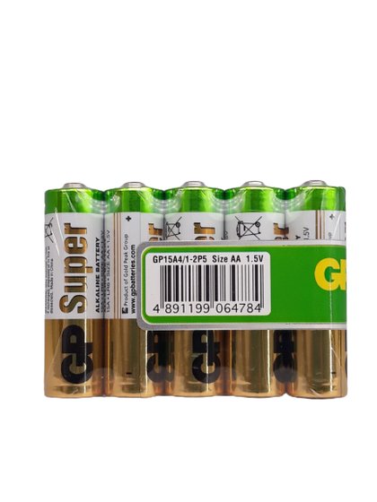 GP Alkaline AA 4+1s Pack Battery