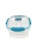 white blue Ez Fresh Food Box With Filter 1300ml