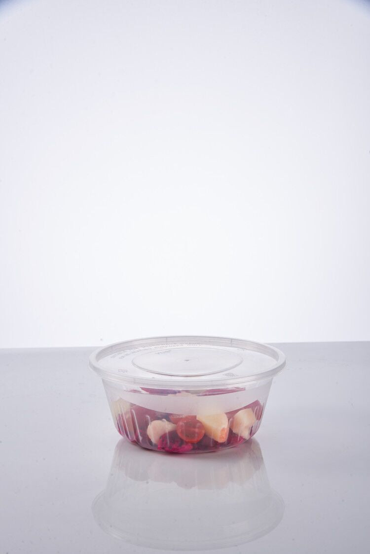 JapanHome Disposable Plastic Food Container 750ml 5 pieces Round