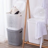 Grey Durable Nordic Design Laundry Basket with Cover