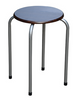 EZ Home Round Stacking Chair | 30 x 30 x 45cm MTS211019B