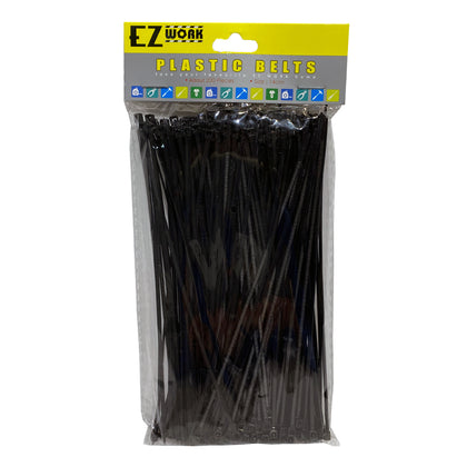 EZ Work Black Cable Ties 14cm 200pcs