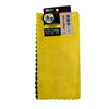 Yellow, black Double-faced Pile Cleaning Cloth 2pcs