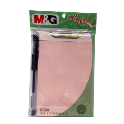 M&G Sticker Note+Gel Pen (20.5*7.5*1.2cm) 2 for $2