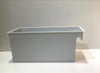 Inomata Simple storage box wide, gray 4666