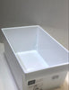 Inomata Simple storage box wide, white