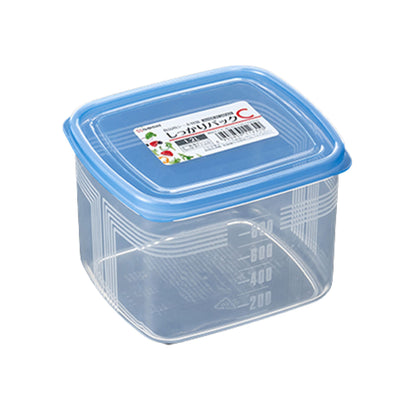Transparent NAKAYA Plastic Food Container | Blue Lip