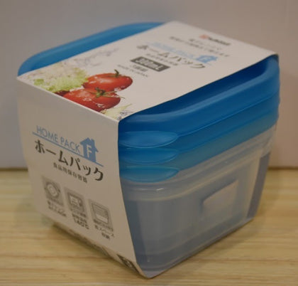 Nakaya Home Pack Food Container F3P Blue 300ml