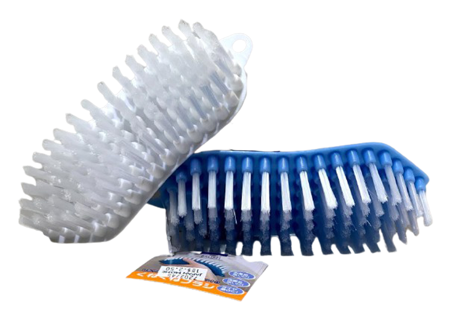 White and Blue Cleaning brush flexible