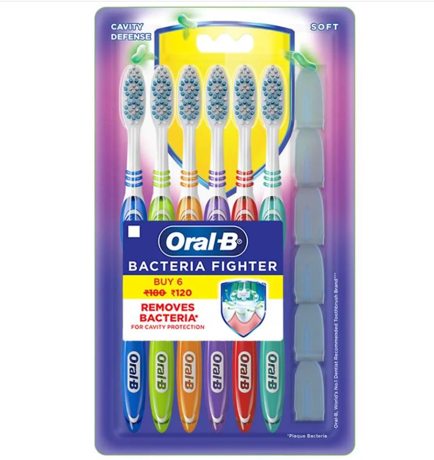 ORAL B T/Brush Bacteria Fighter 6s