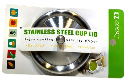 Ez Cook Stainless Steel Cup Lid 