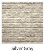 Silver Grey 3D Cushion Foam Block DIY Wall Sticker