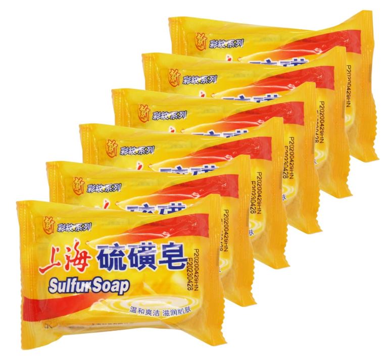 [Bundle x 6 ] Shanghai Sulfur Soap 95g