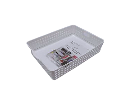 [Bundle X 3] Inomata Stock Basket White A4 #4570W