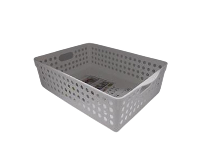 [Bundle X 3] Inomata B5 Stock Basket White #4573W X 3