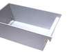 Inomata Simple storage box wide, gray 4666