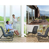 Keter Rio Rattan Patio Set in Dark Grey