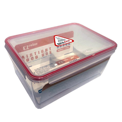 [Bundle X 2] EZ Fresh Airtight Food Storage Rectangular  | 4600ml - 2 for $13.50