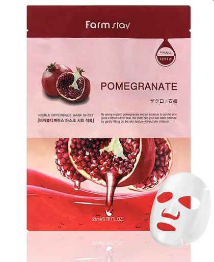 Red Farmstay Visible Diff Pomegranate Mask