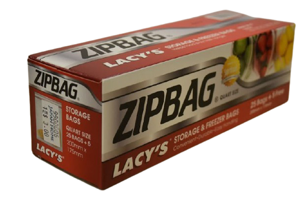 Lacy? Zipbag Quart 25s - Japan Home – JAPAN HOME SINGAPORE