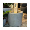 Almada 59 Water Fountain (450 x 450 x 470mm) - Granite Grey