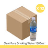 Clear Pure Drinking Water 1500ml #68215 - ***12 bottles***