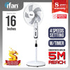 WHITE IFAN STAND FAN 16