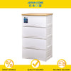 (Pre-order) EZ Keep 4 Tier Wood Top Drawer Cabinet (60.5 x 48 x 103cm) - 6616013