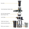 MATSUSHO Stainless Steel Juicer 400W (MAT-JE400) with Arm Lock