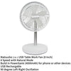 Matsusho 2 in 1 USB Table Work Fan (8 Inch) with Powerbank