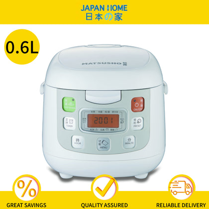 Matsusho Thick Pot Rice Cooker with 6 Functions (0.6L)