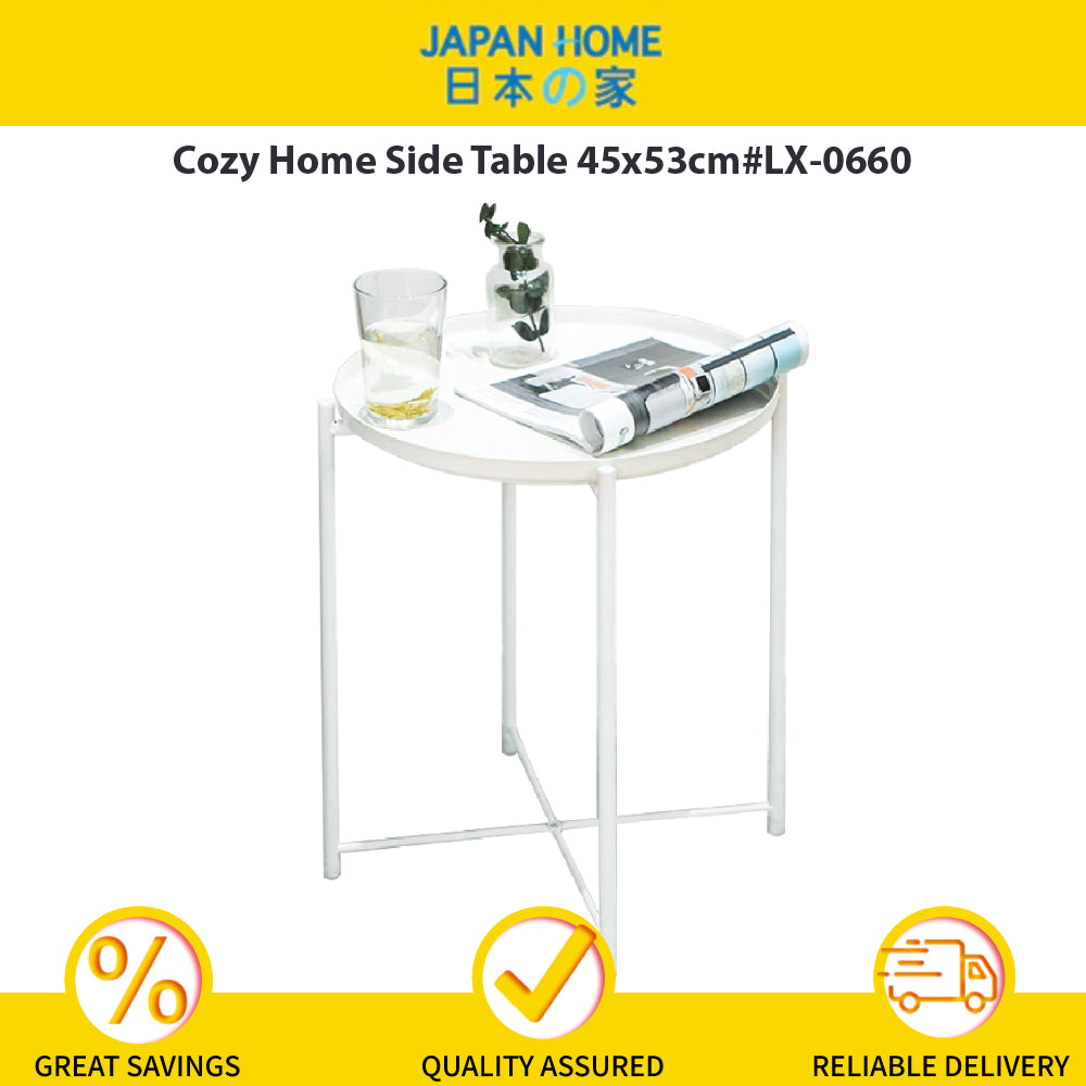 White Side Table (45 x 53cm)