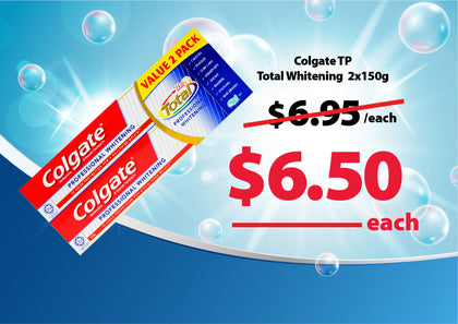 Colgate TP Total Whitening  2x150g