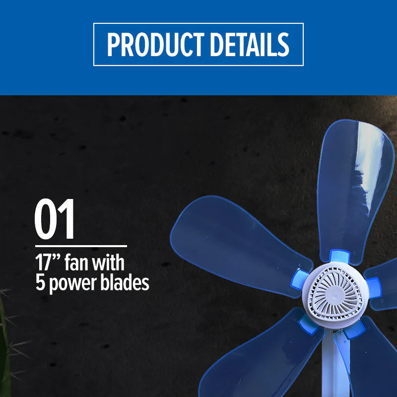 PowerPac Electric Clip Fan information