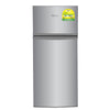 Gray 2 Door Mini Fridge with Freezer