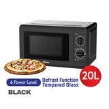 MICROWAVE OVEN 20L WITH 6 POWER LEVEL AND DEFROST FUNCTION