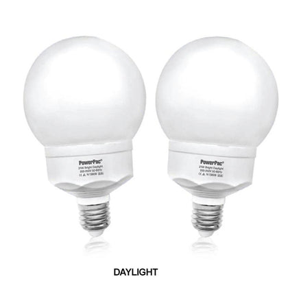 2 PIECES X POWERPAC 18W / E27 ENERGY SAVING BULB (Day Light) - coming soon