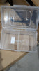 Fudo Tool storage box, clear 16.5cm x 9 cm x H8cm